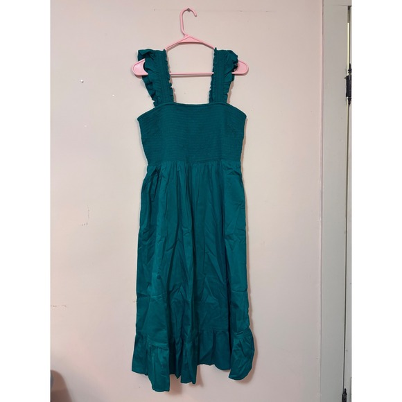 The Drop Dresses & Skirts - The drop nwt green smocked dress size large